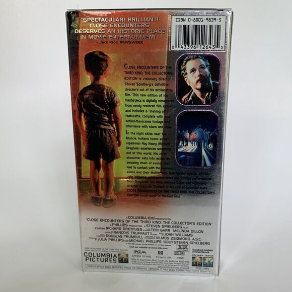 Close Encounters of the Third Kind (VHS, 1998 Release) Collector's Edition SciFi - Picture 3 of 10